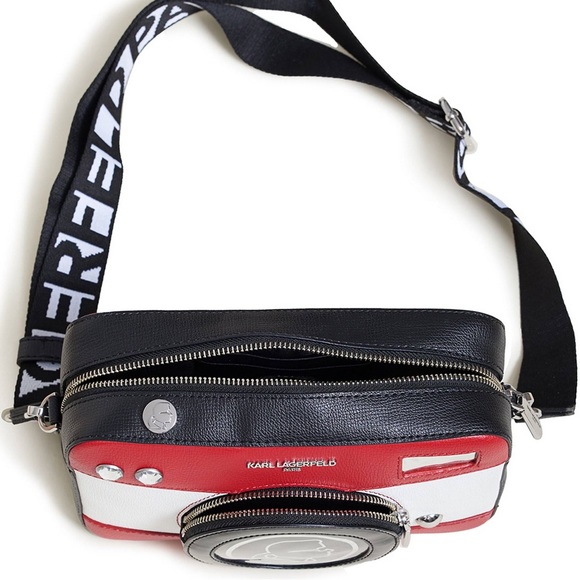Karl Lagerfeld: Camera Ikons Photography Crossbody Bag - Picture 6 of 12